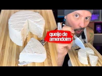 Como fazer QUEIJO MEIA CURA DE AMENDOIM (Receita Fácil)